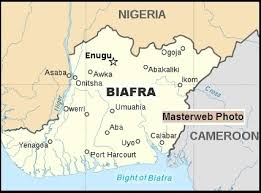 Map of Biafra