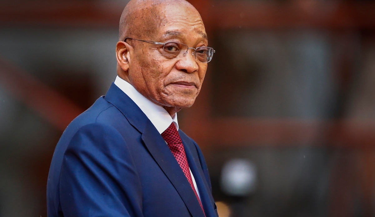 President Zuma Unveils Monument Where He Was Arrested In 1963, Opposition Protests